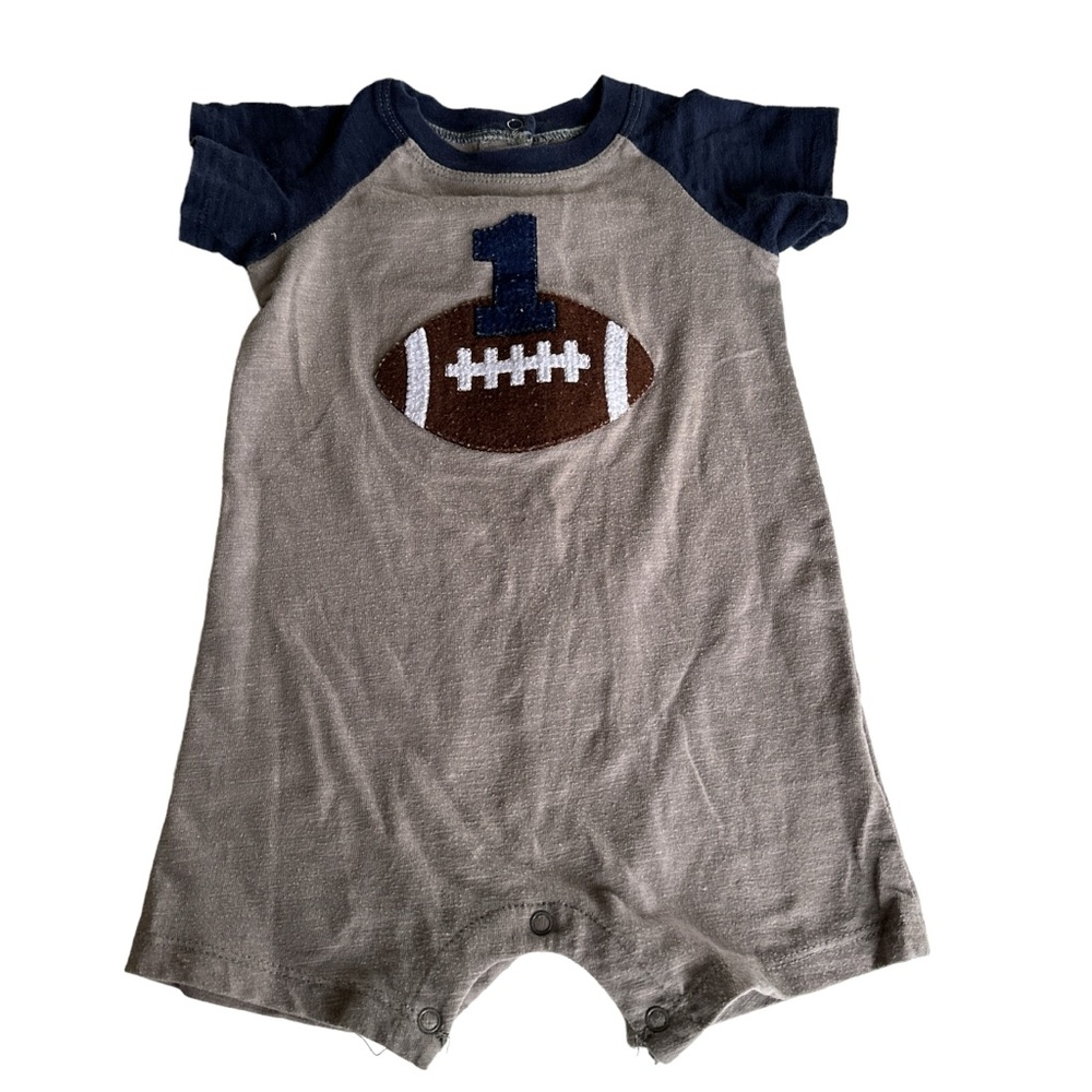 Mud Pie Football Romper